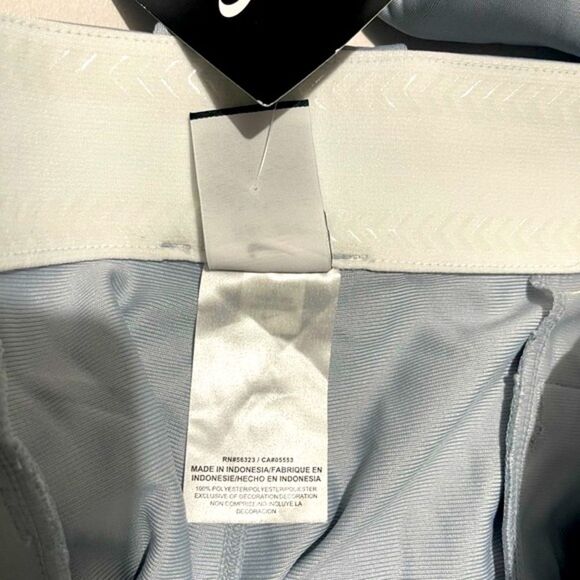 Nike performance cropped pants softball Dri fit gray sports women’s L new - Picture 6 of 9